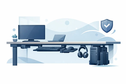 Zero-Flex Under Desk Mounts That Hold