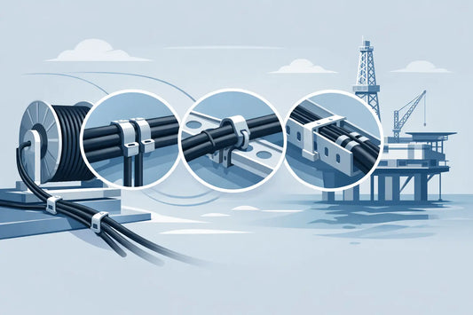 Aluminium Rig Cable Retention Solutions